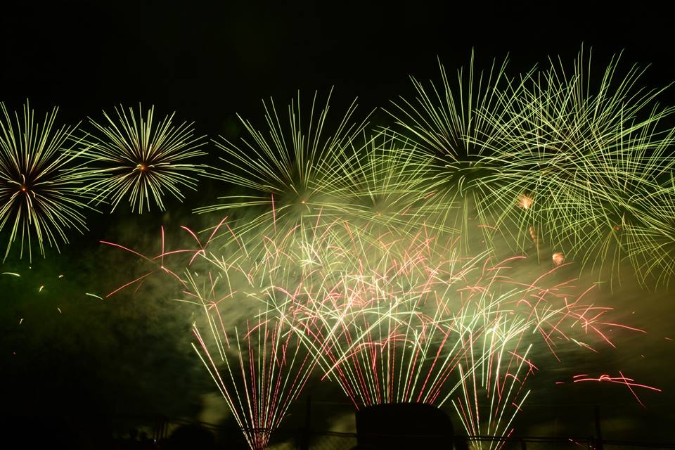 諏訪湖花火2015