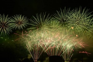 諏訪湖花火2015
