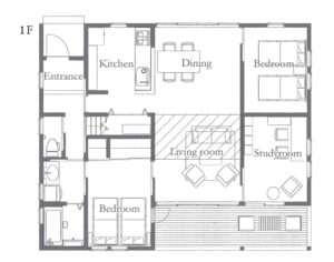 クラスベッソ蓼科　平家　間取り